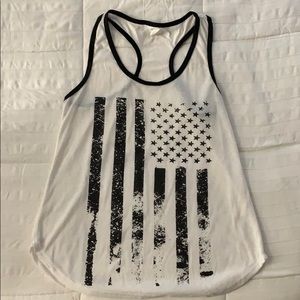 NWOT American flag tank top